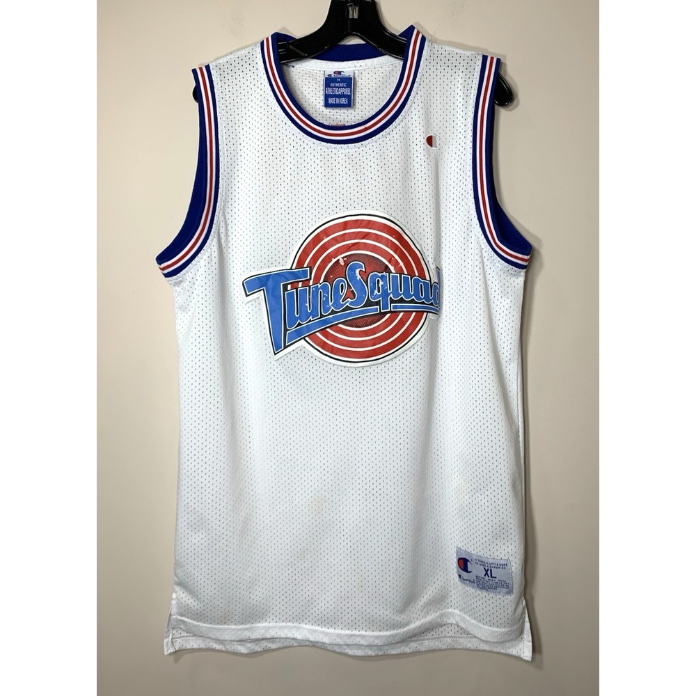 Champion Tune Squad Jersey XL Space Jam Daffy Duck Vintage READ